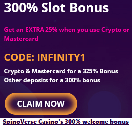 SpinoVerse Casino's 300% welcome bonuses